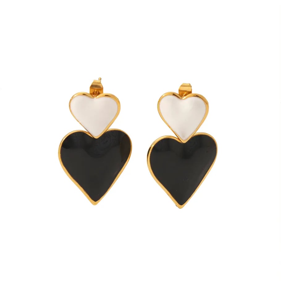 1 Paar elegante und modische Ohrringe aus 18 Karat vergoldetem Edelstahl mit bunten Öltropfen-Anhängern für Damen, Schmuck für den Alltag 